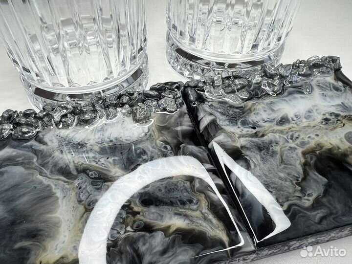 Набор стаканов с подстаканниками