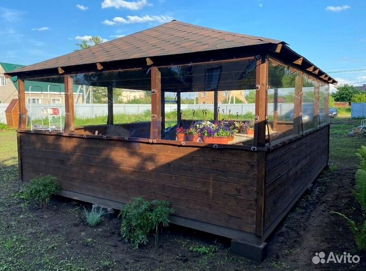 Мягкие окна для террас