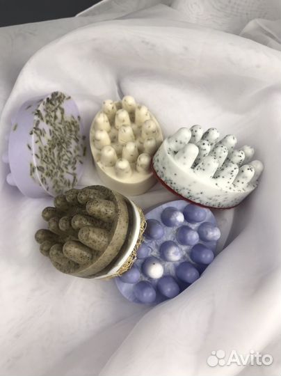 Массажное мыло ручной работы