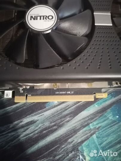 Видеокарта rx580 8gb sapphire nitro