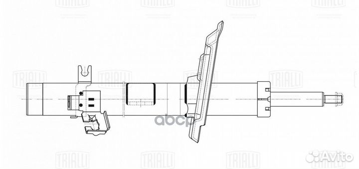 Амортизатор для а/м Nissan X-Trail (14) (стойка)