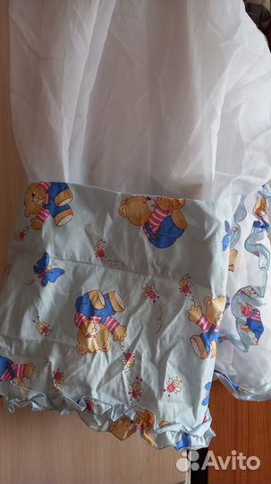 Матрасик, одеялко, подушки, балдахин, пеленки