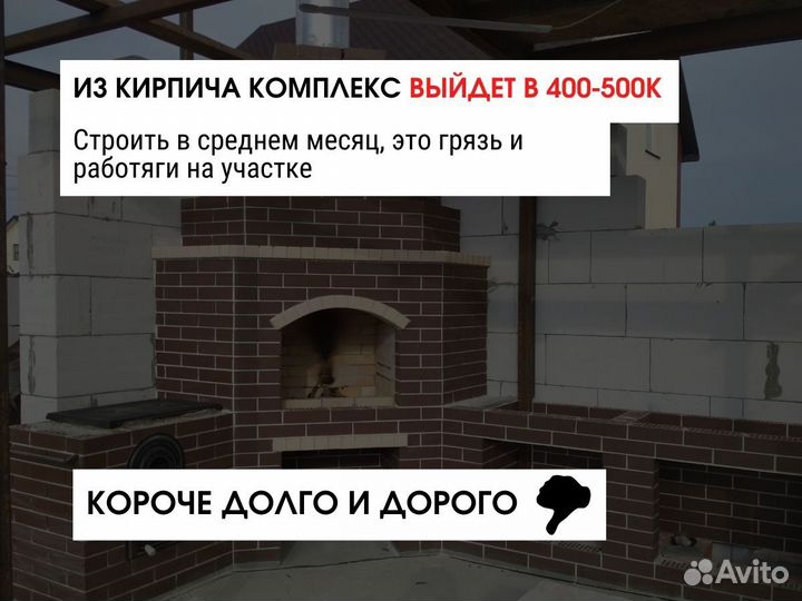 Строительство мангалов барбекю кладка