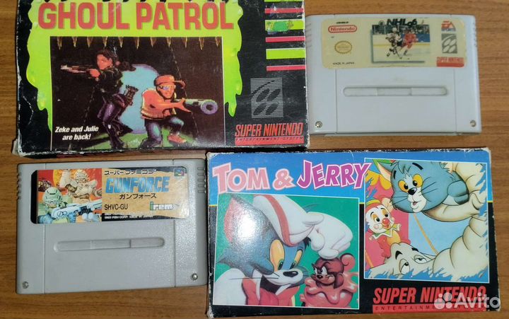 Картриджи для Super Nintendo