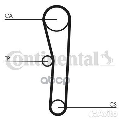 Ремень грм + ролик CT1008K1 ContiTech