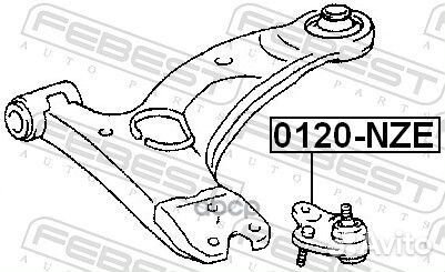Опора шаровая 0120-NZE 0120-NZE Febest