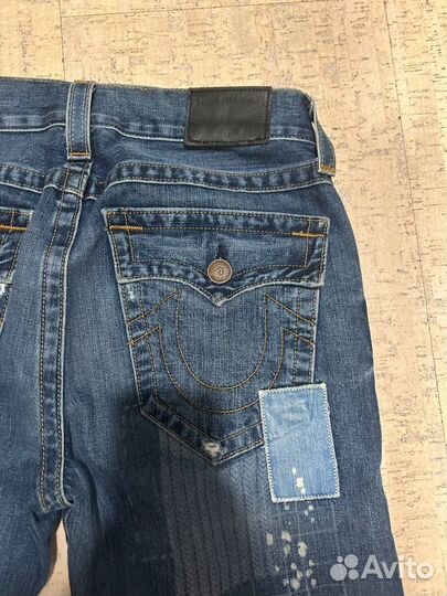 Джинсы True Religion Patchwork для шипа