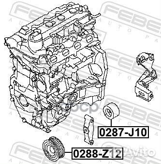 Ролик обводной nissan qashqai J10E 2006.12-2013.12