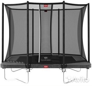 Батут berg Ultim Favorit Regular 280 Grey с сеткой