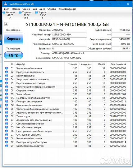 Жесткий диск 1 тб 2.5