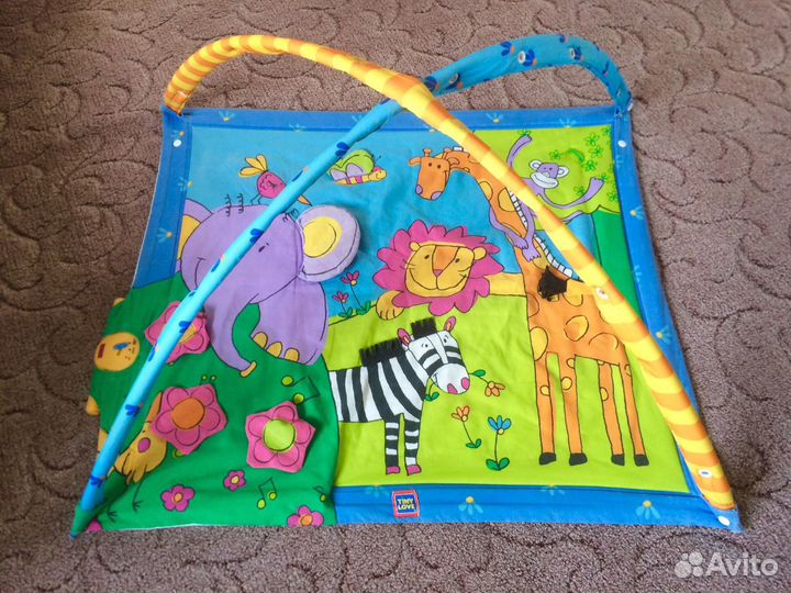 Музыкально-световой коврик развивающий игр
