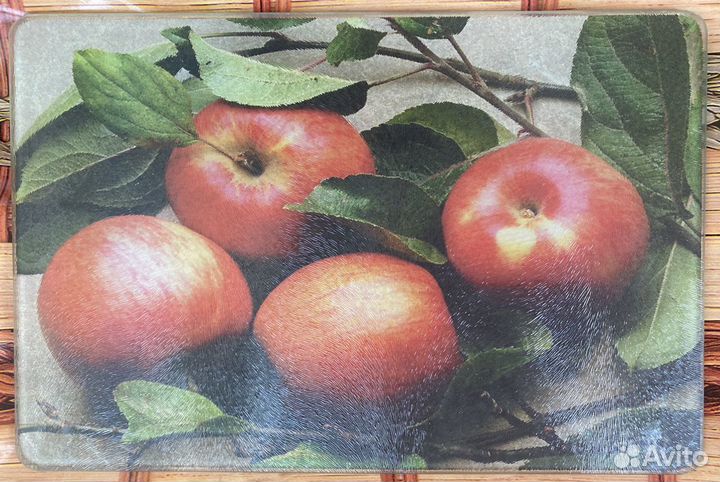 Доска кухонная. Новая. Термостойкое стекло