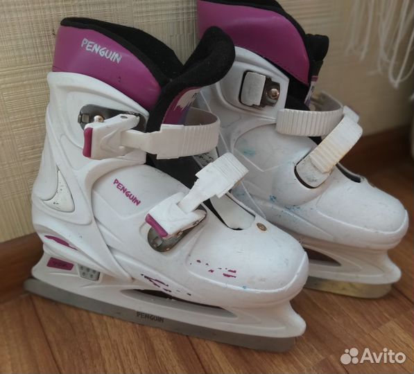 Детские коньки 34-36, раздвижные