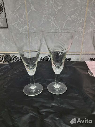 Фужеры, рюмки, стаканы СССР