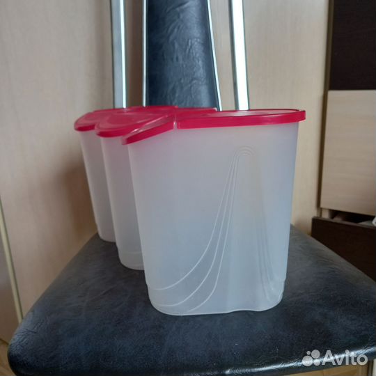 Банка для сыпучих продуктов 2 л (6 штук)