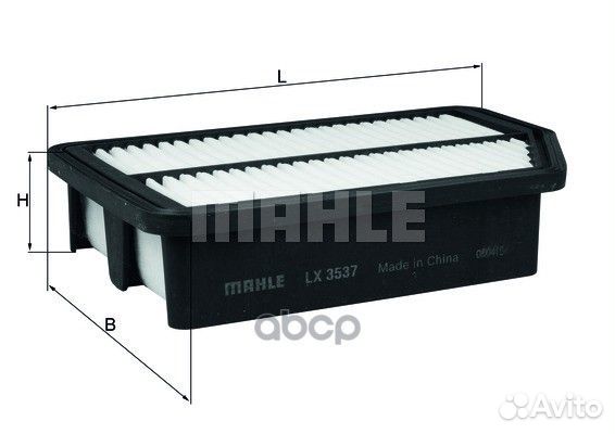 Фильтр воздушный lx3537 Mahle/Knecht