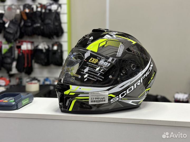 Мотошлем Scorpion EXO-391 haut