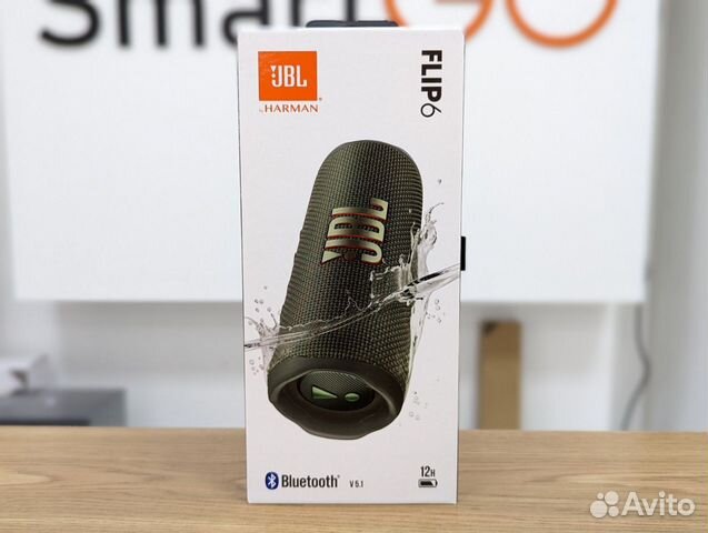 Портативная колонка JBL Flip 6 (Зеленый)