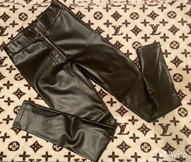 Кожаные лосины 42-44