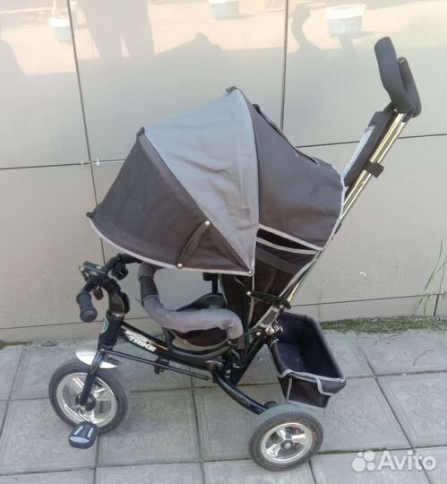 Детский велосипед с родительской ручкой