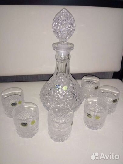 Набор для сервировки bohemia хрусталь штоф 740мл