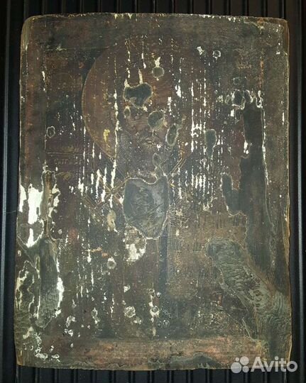 Икона старинная старообрядная Николай Чудотворец