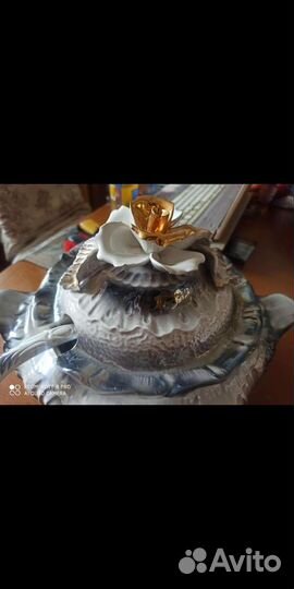 Супница/террин Каподимонте с блюдом и половником