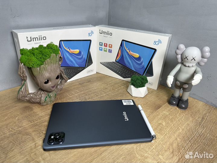 Планшет с клавиатурой Umiio A10 PRO (Серый) 6/128