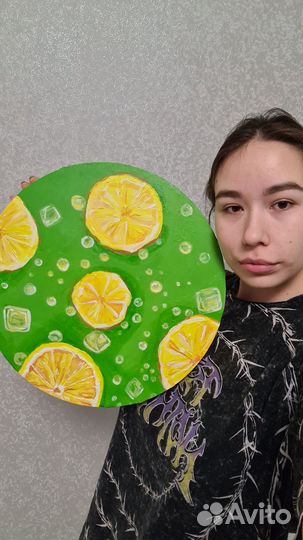 Интерьерная картина большая текстурная