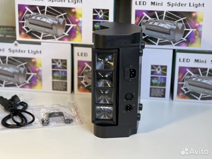 Светомузыка LED Mini Spider Light. Новая модель