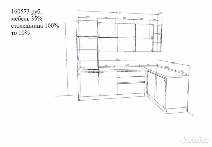 Кухонный гарнитур от производителя