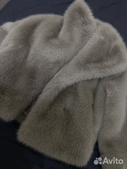 Шуба из эко меха