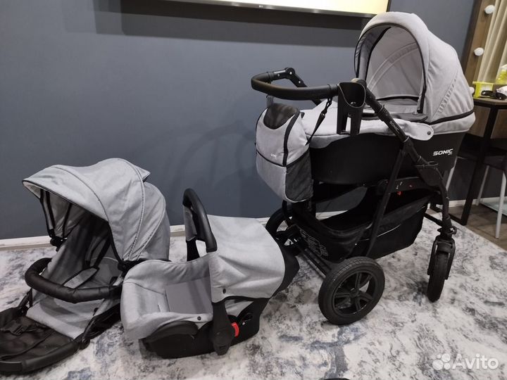 Коляска 3 в 1 sonic