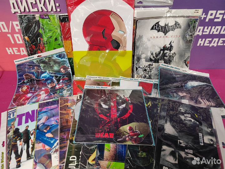 Виниловые наклейки для консолей