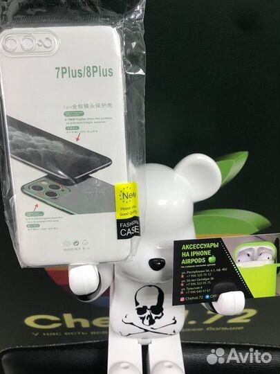 Чехол силиконовый прозрачный / iPhone 7 Plus / 8 P