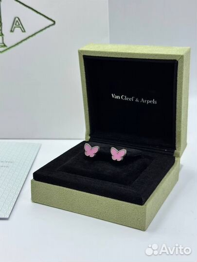 Серьги van cleef