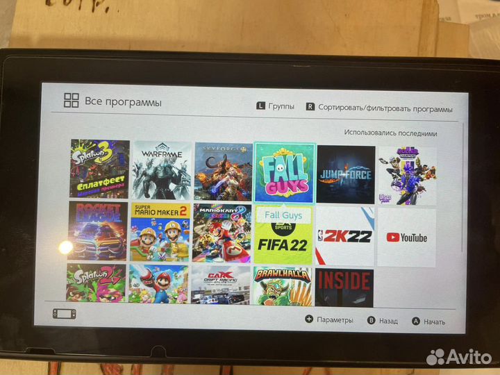 Nintendo Switch rev 2 непрошитая