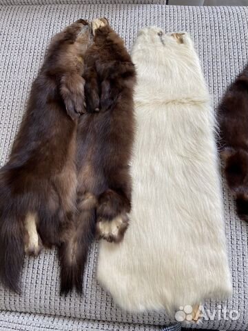 Мех норки и нутрии