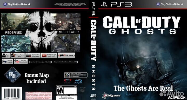 Call of Duty: Ghosts PS3, английская версия