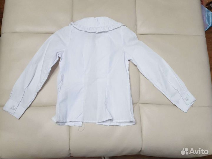 Блузка новая белая 4-5 лет 100-110 см