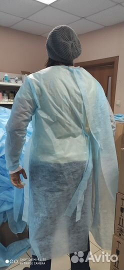 Халат хирургический для врача одноразовый