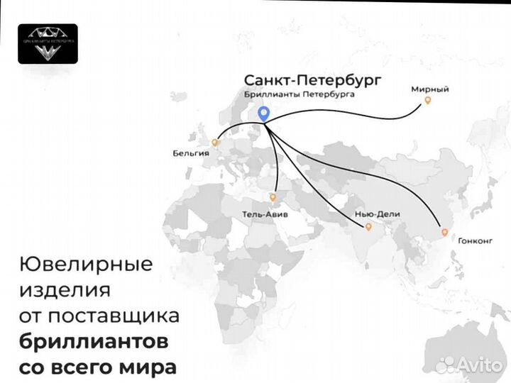 Van Cleef колье из золота с бриллиантами 0,20 ct