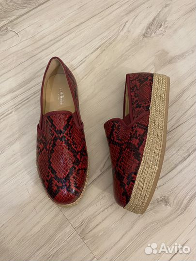 Красные змеиные эспадрильи Baldinini 37
