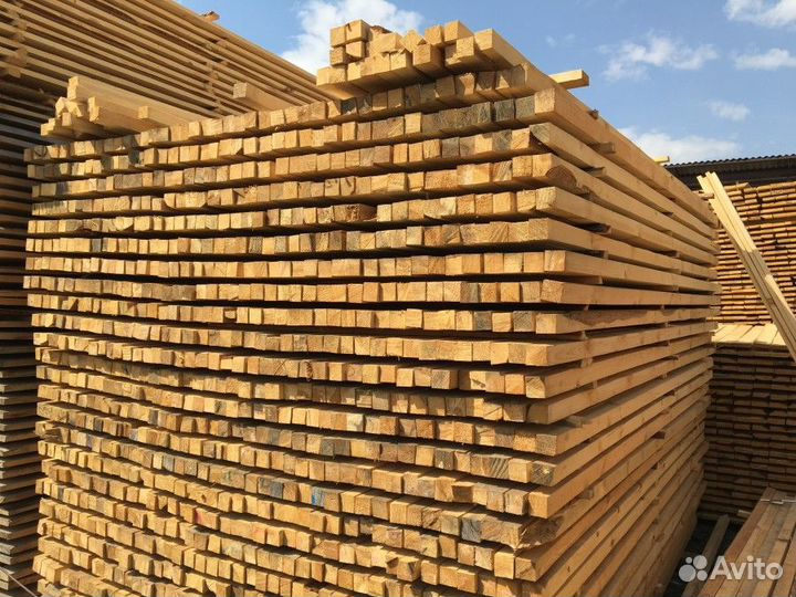 Брусок обрезной естественной влажности хвоя 2 сорт