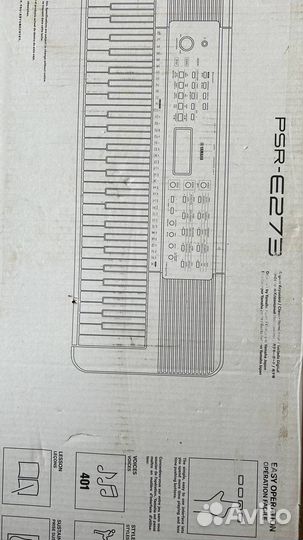 Синтезатор yamaha psr e 273