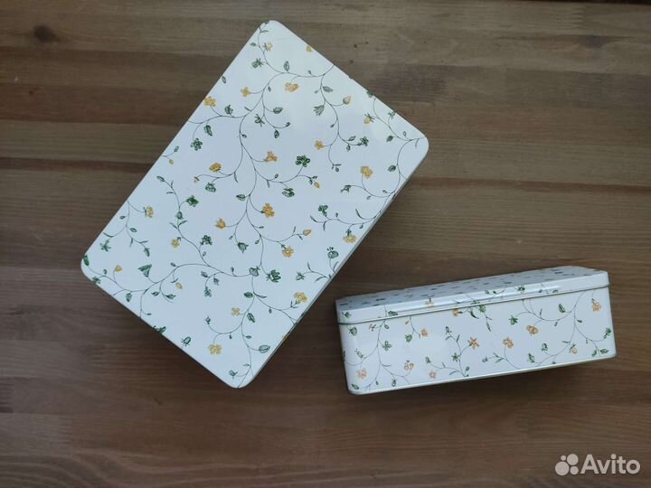 Ящик ёмкость коробочка жестяная IKEA