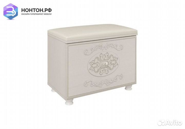 Тумба для обуви Каролина вудлайн кремовый / сандал