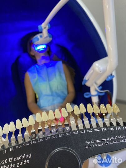 Шкала для определения оттенка зубов