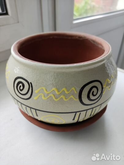 Горшок для цветов керамика