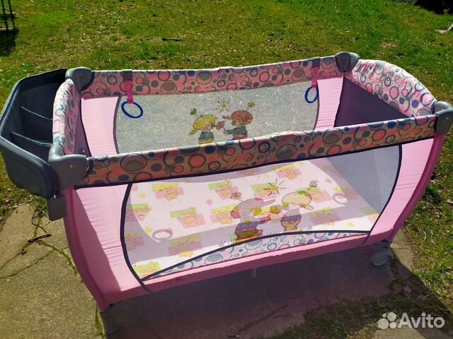 Детская кровать манеж с матрасом